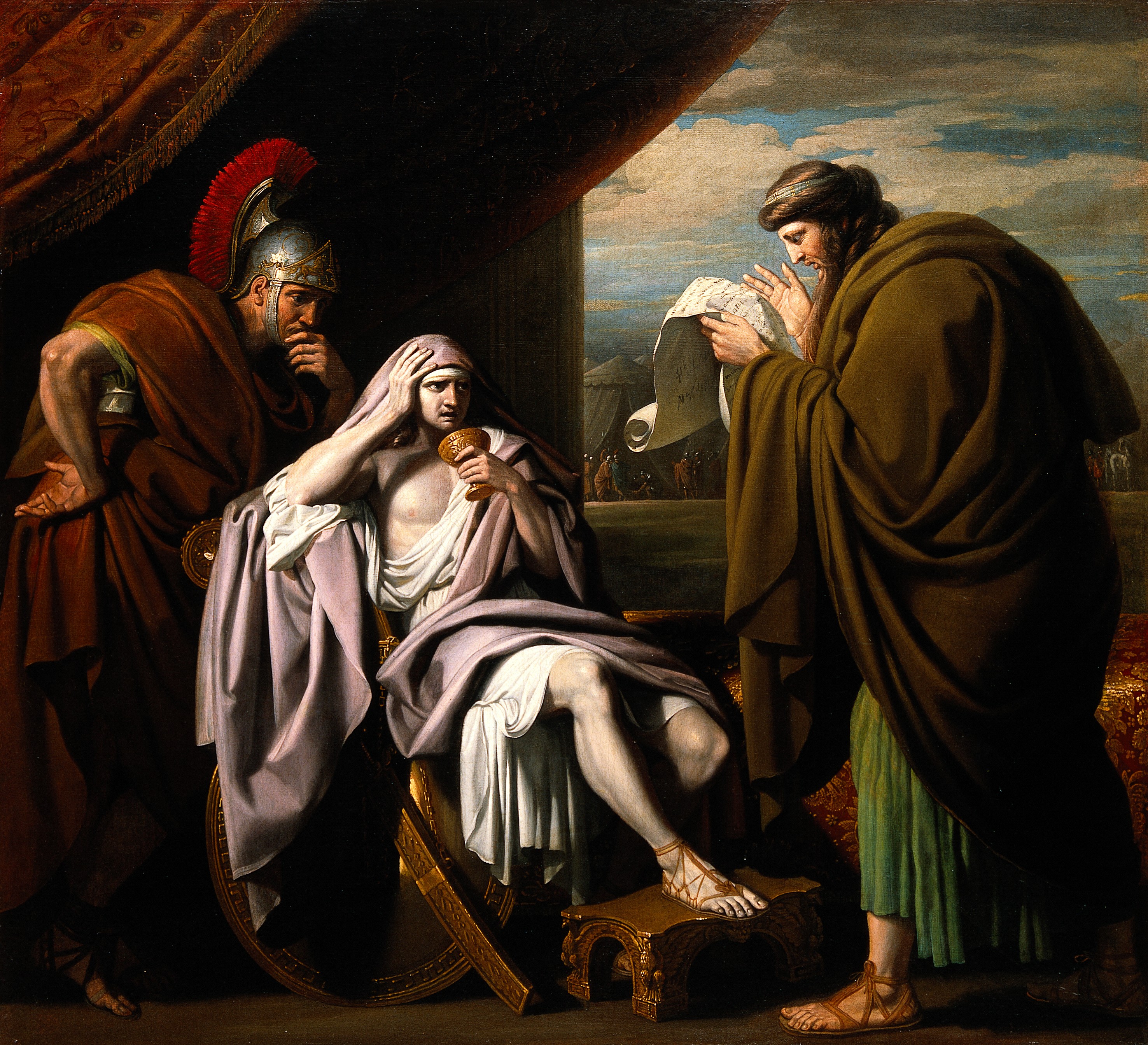 Alexander the Great Demonstrating His Trust in His Physician, Philip of Acarnania