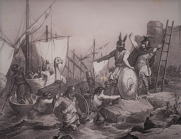 Sisebut landing in Tangier