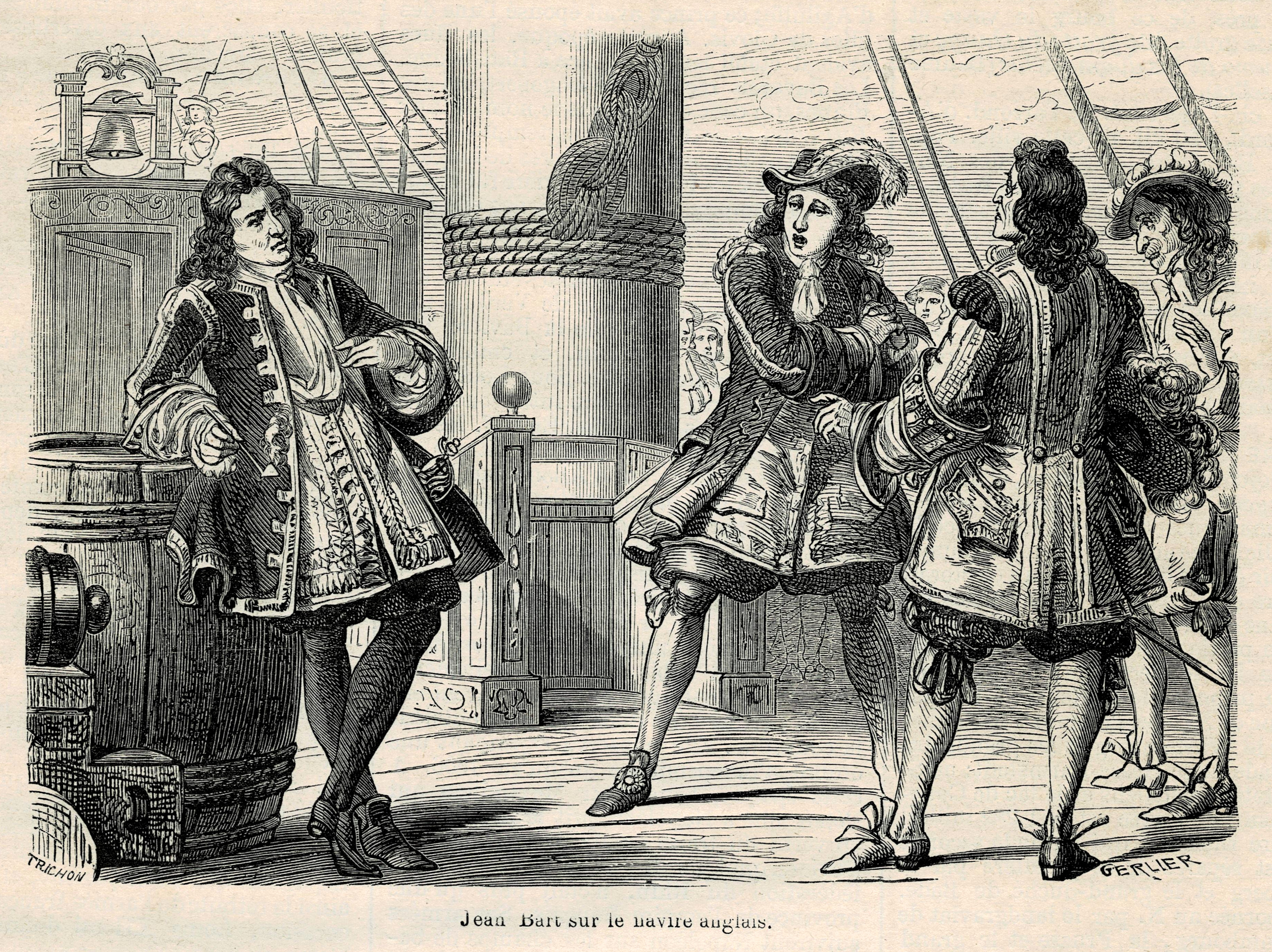 Jean Bart on the English ship