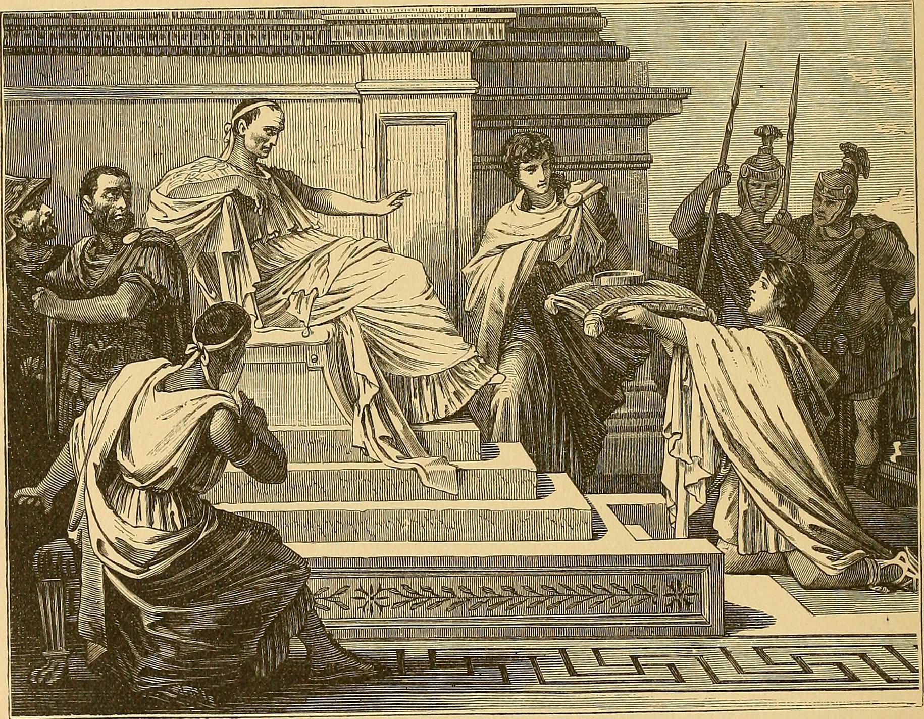 Marc Antony offering caesar the crown