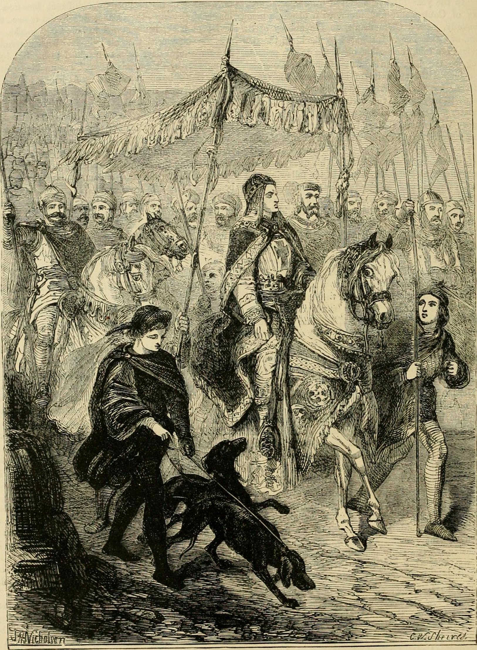 Thomas Becket Progresses Through France