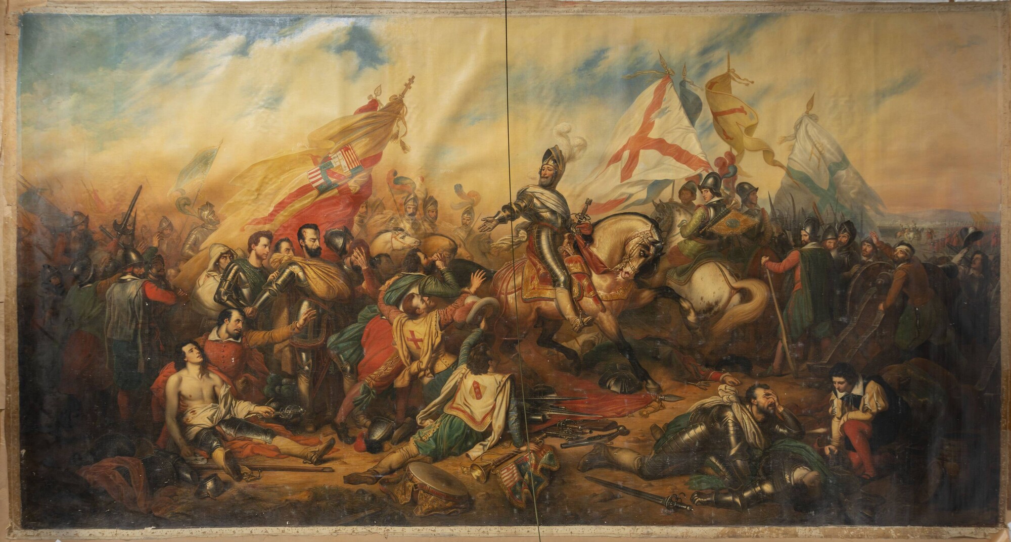 Henry IV at the Battle of Ivry, March 14