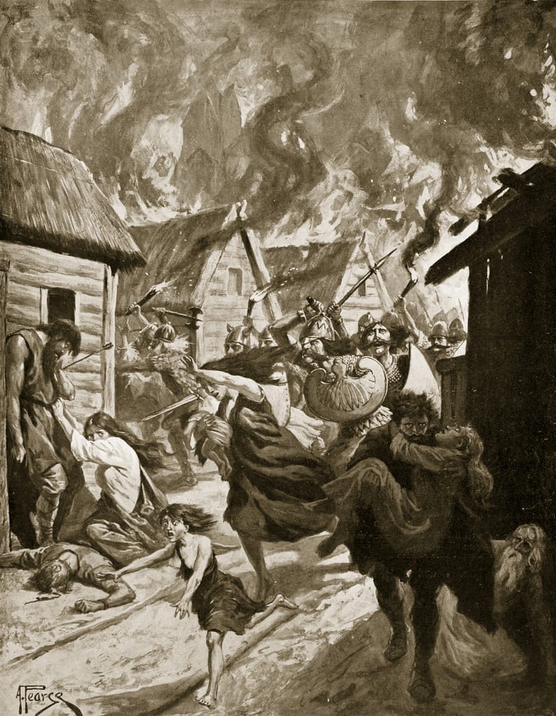Canterbury Burned by the Danes