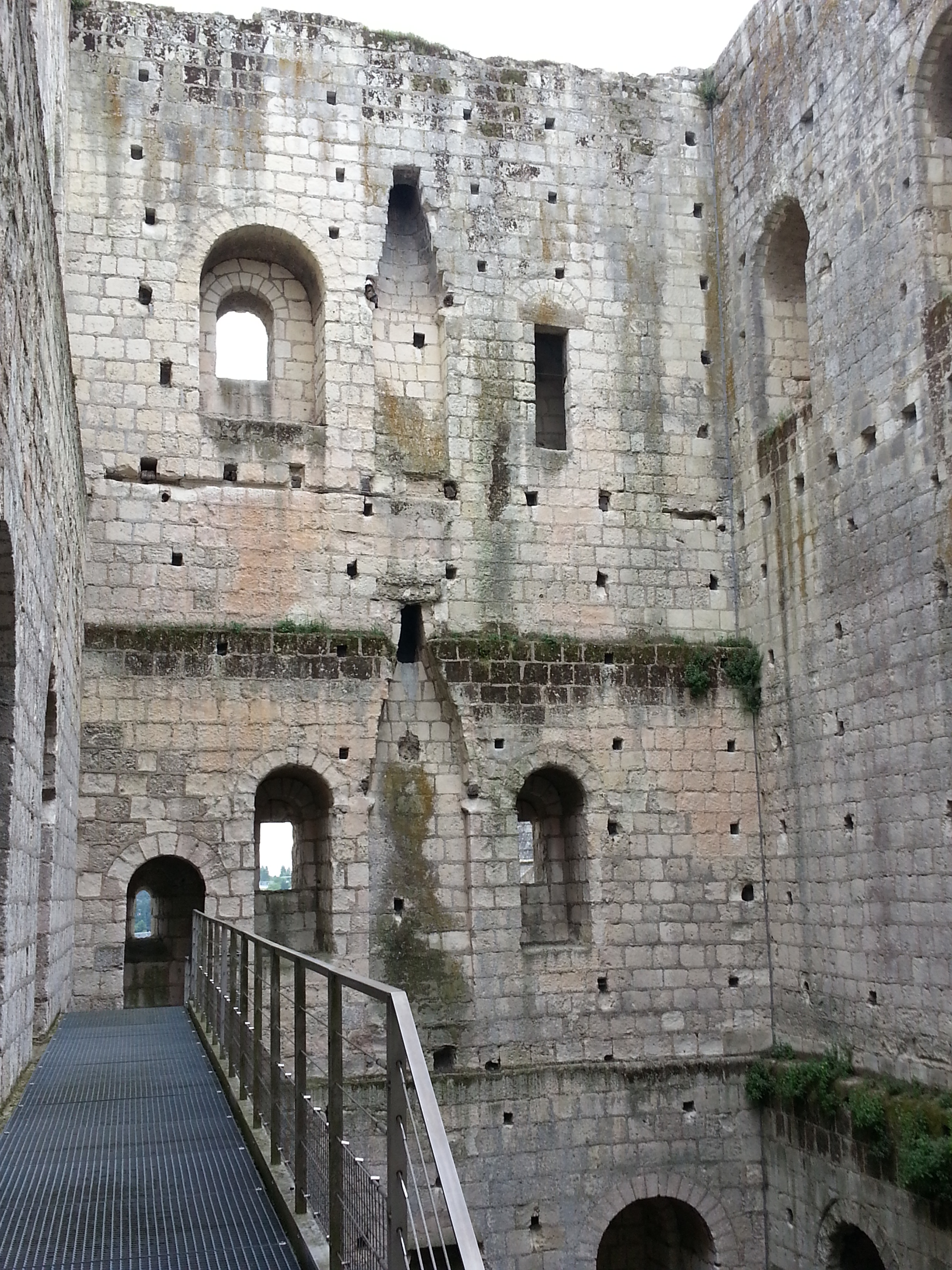Interior of the keep at Loches, private quarters of Fulk Nerra and later Richard the Lionheart