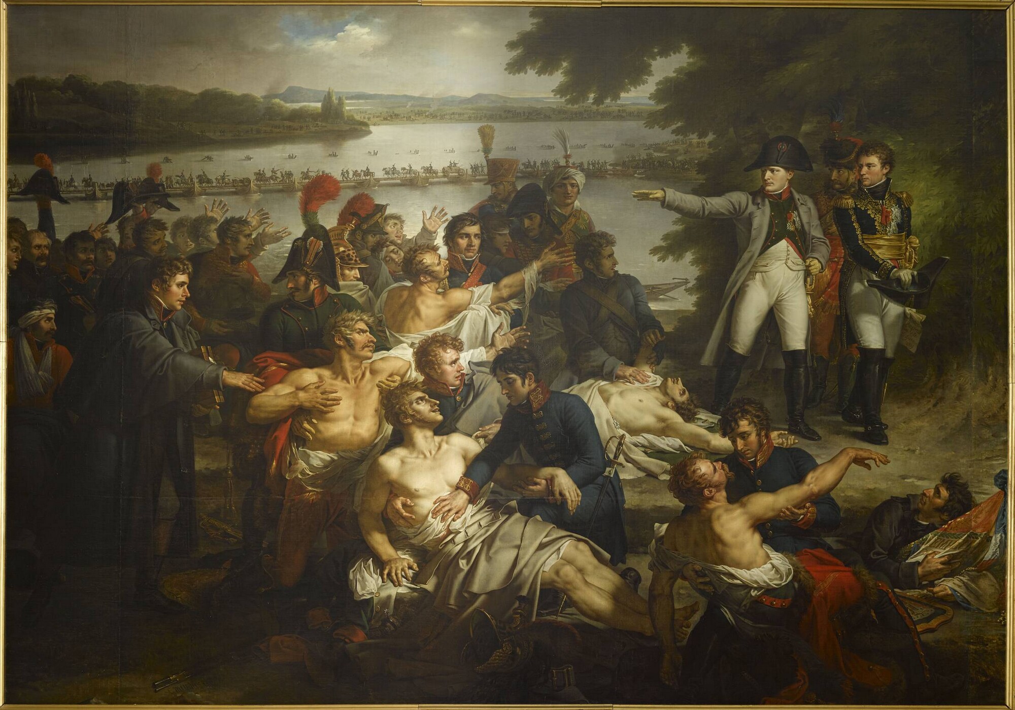 Return of Napoleon I to the island of Lobau after the Battle of Aspern-Essling, May 23