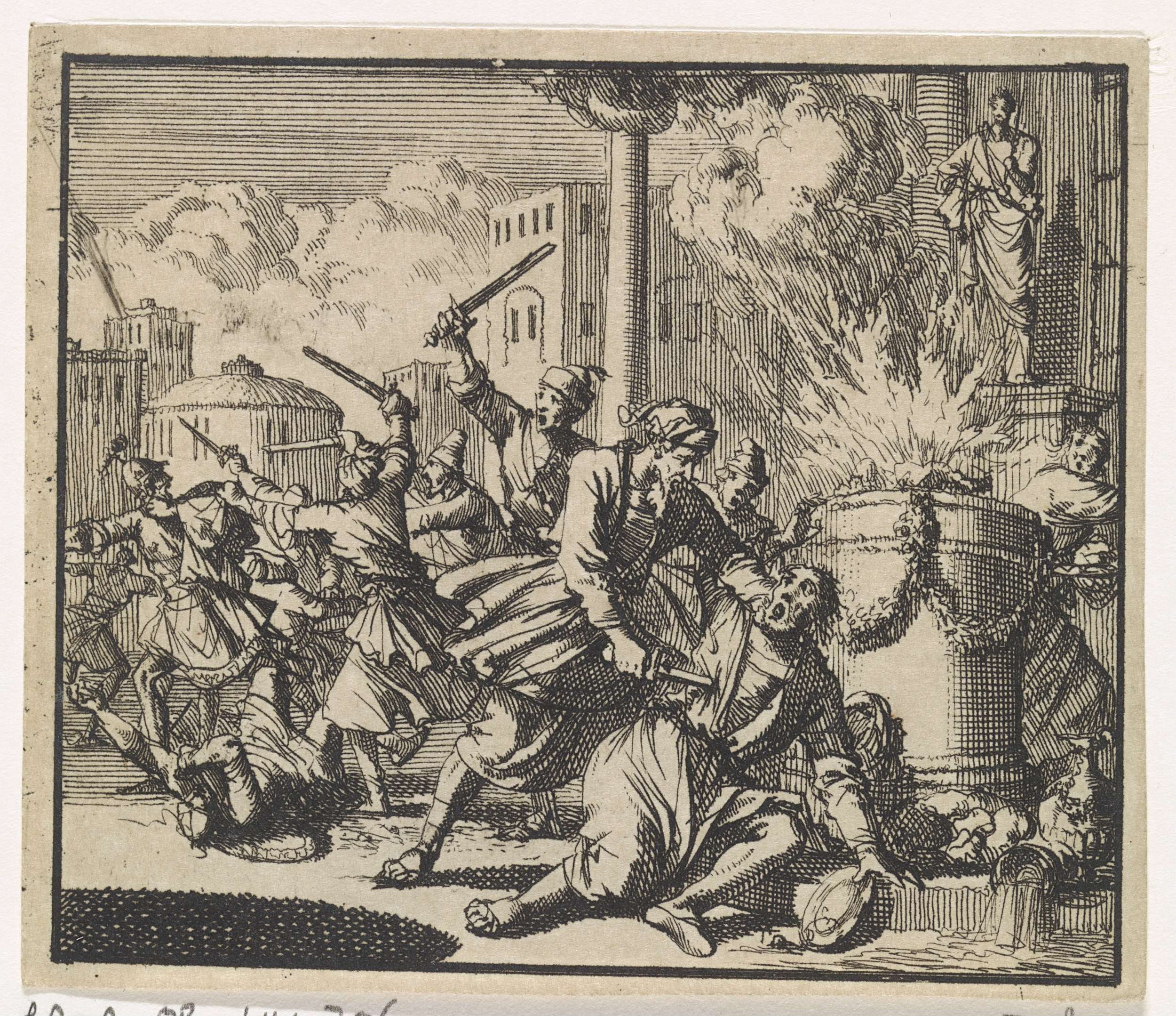 Mattathias pierces a Jew