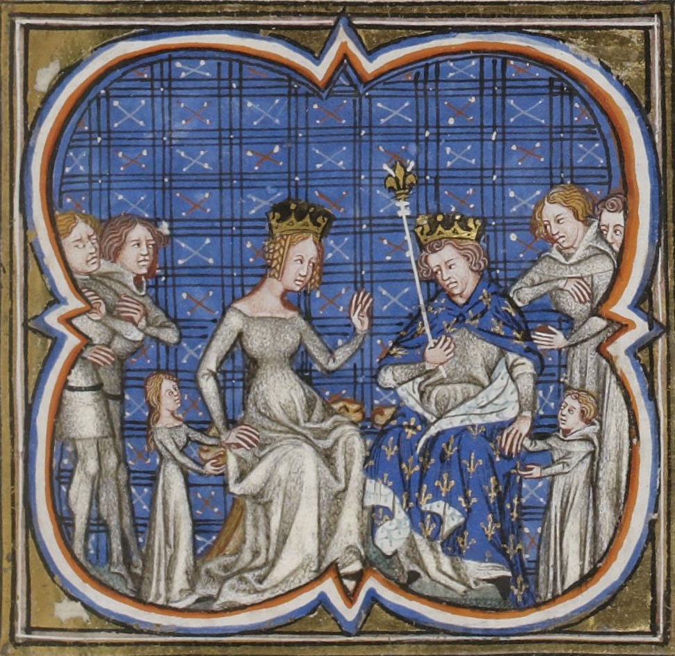 Bertha of Holland and her husband, the king Philip I of France