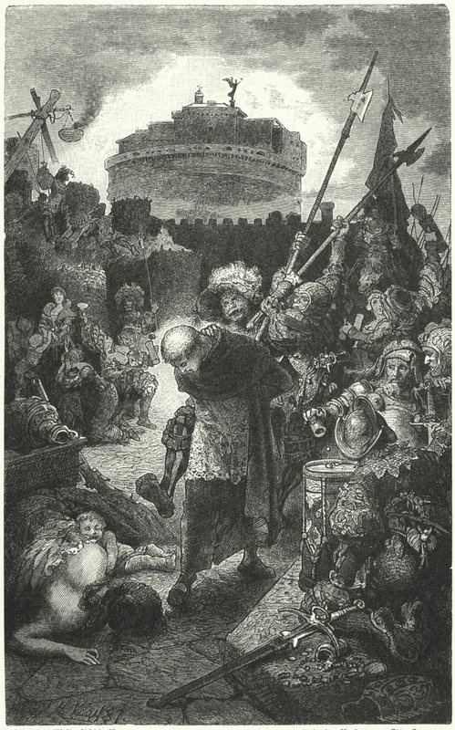 German Landsknechts looting Rome