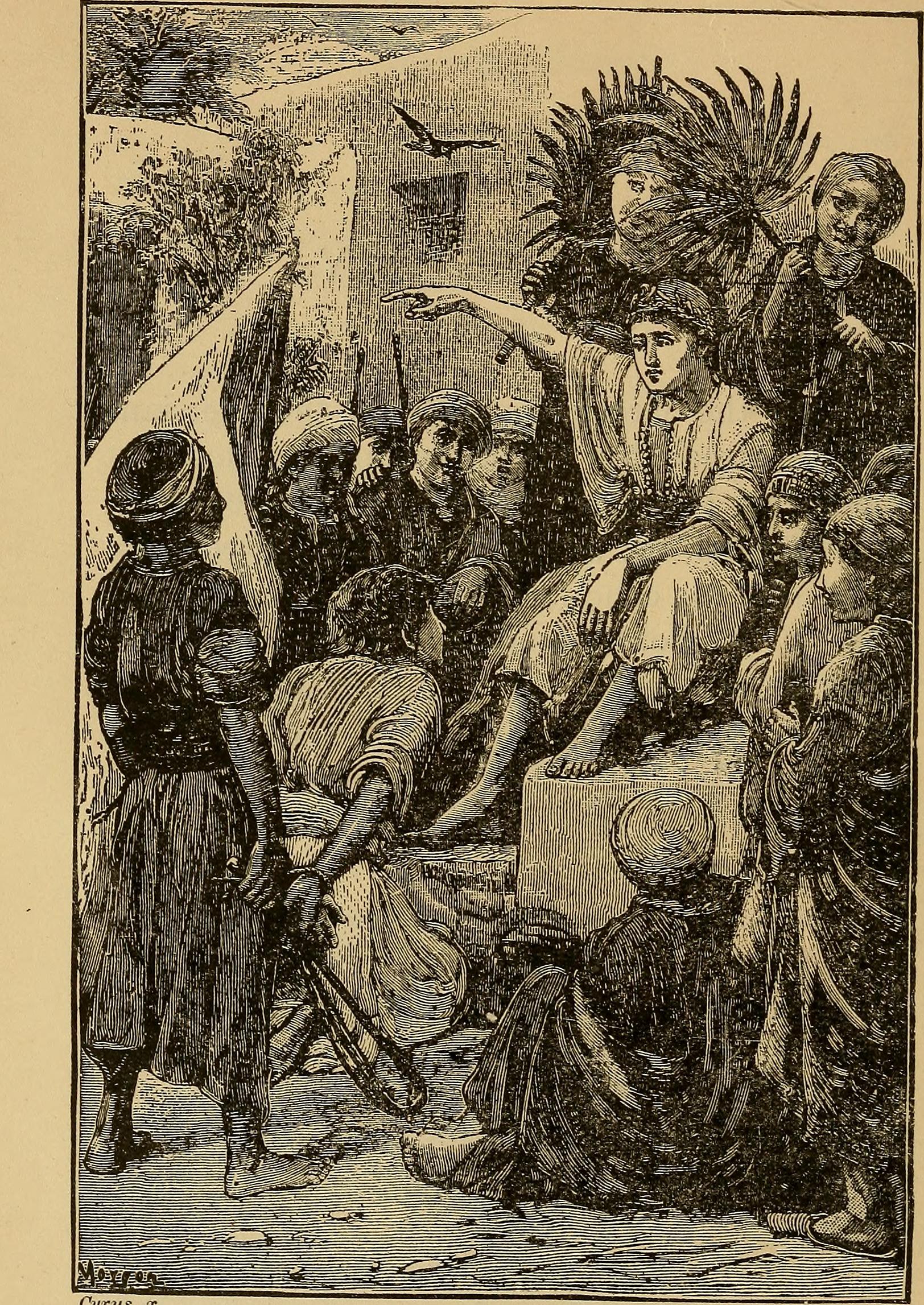 Cyrus as the boy judge