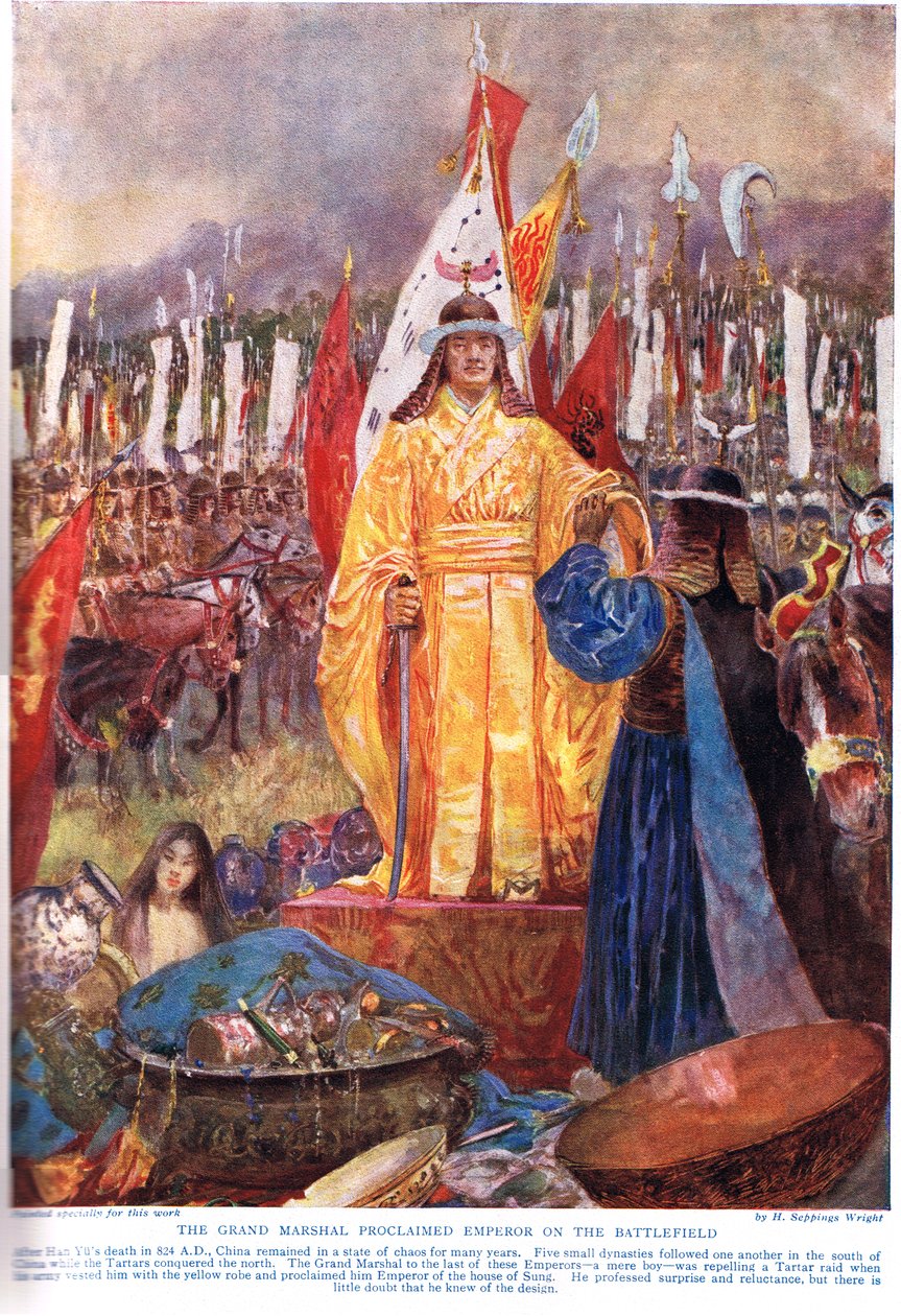 The Grand Marshal Proclaimed Emperor on the Battlefield