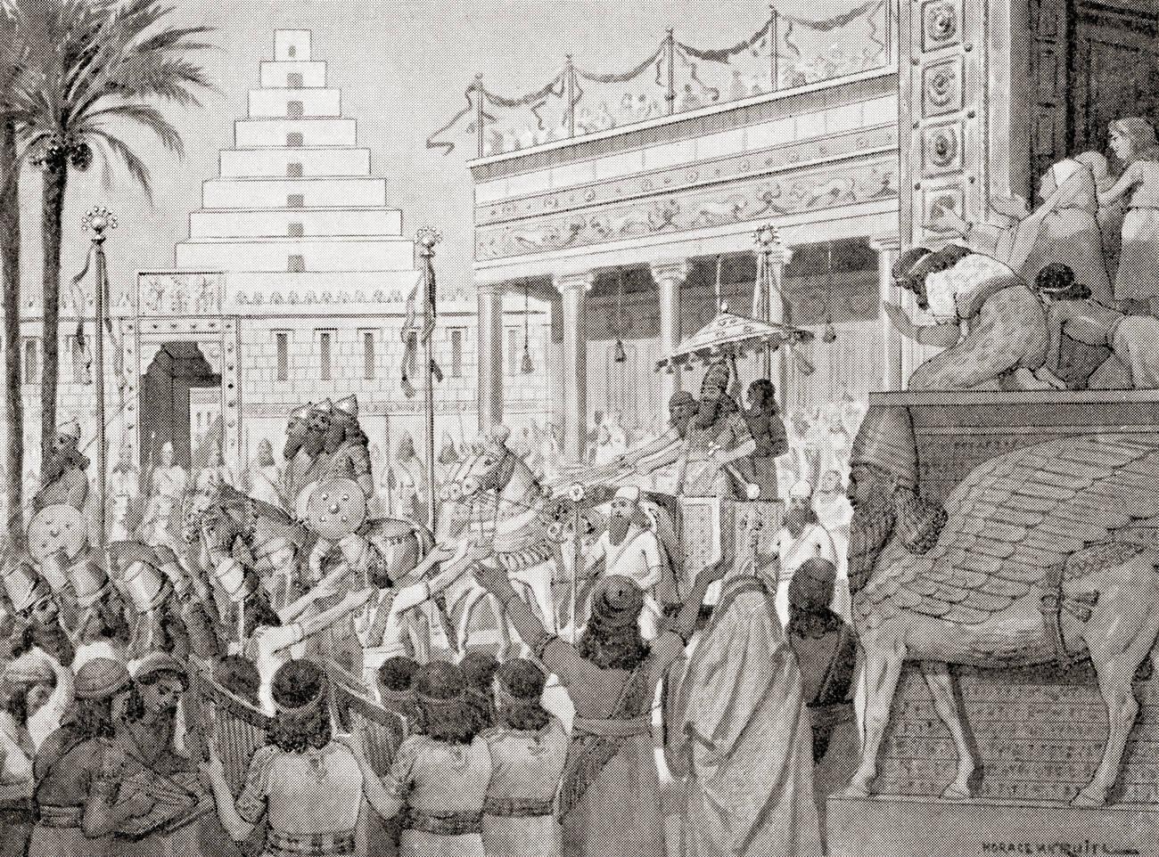 Sargon II, proclaimed king of Assyria