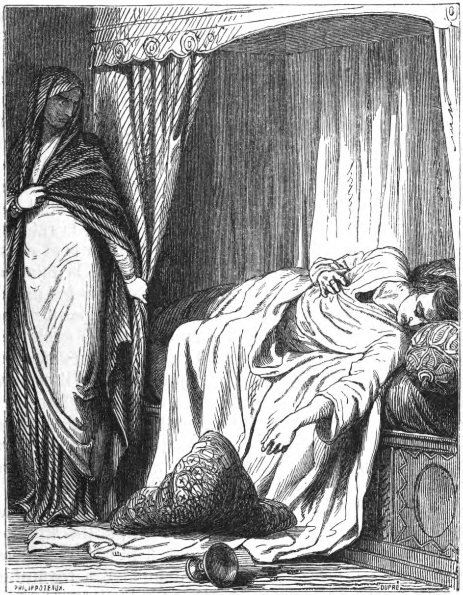 Legend of Louis's wife, Queen Blanche, poisoned her husband Louis V