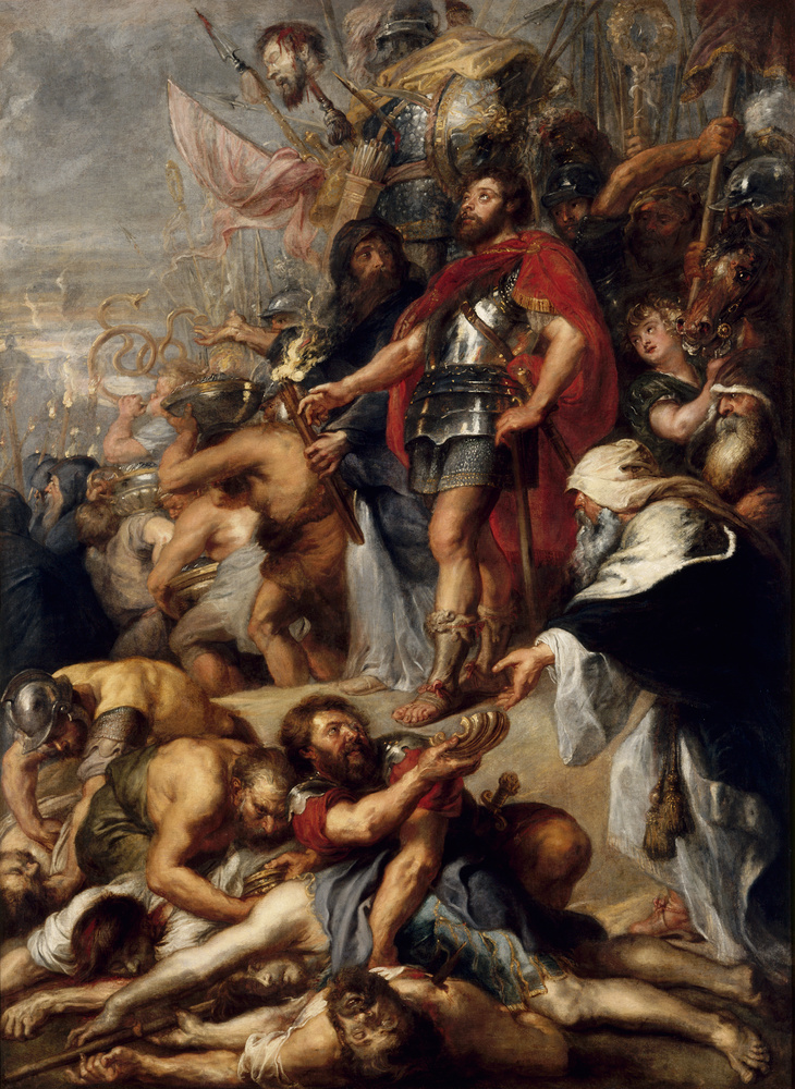 Judas Maccabeus finds the hidden treasure