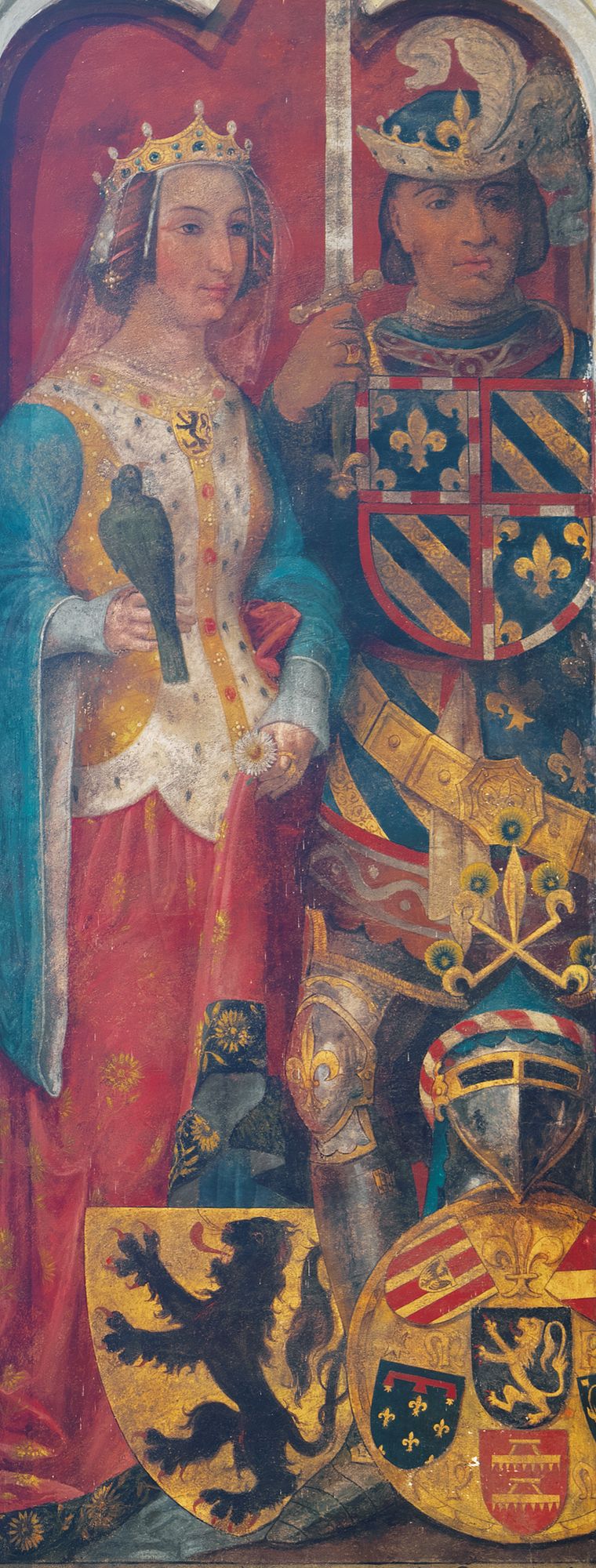 Margaret III, Countess of Flanders & 1342-1404 Philip II the Bold of Burgundy