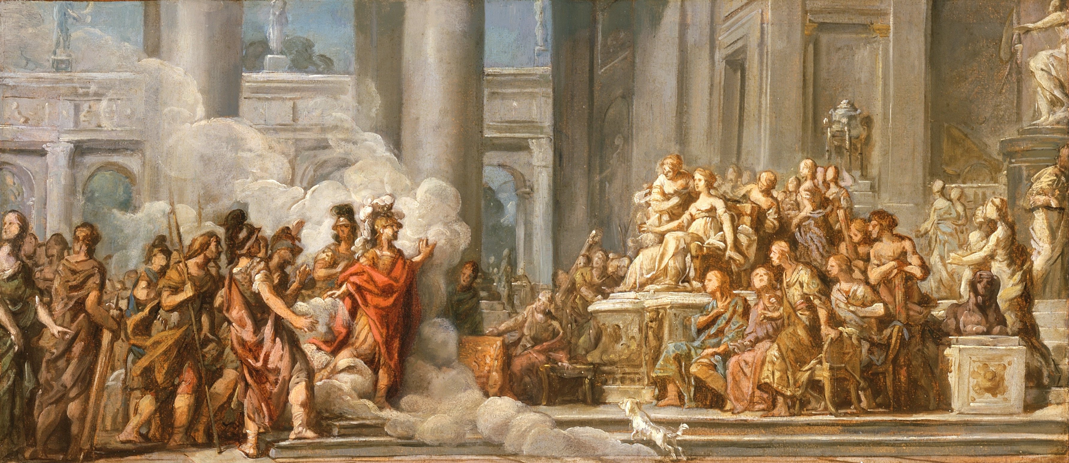 The Arrival of Aeneas in Carthage