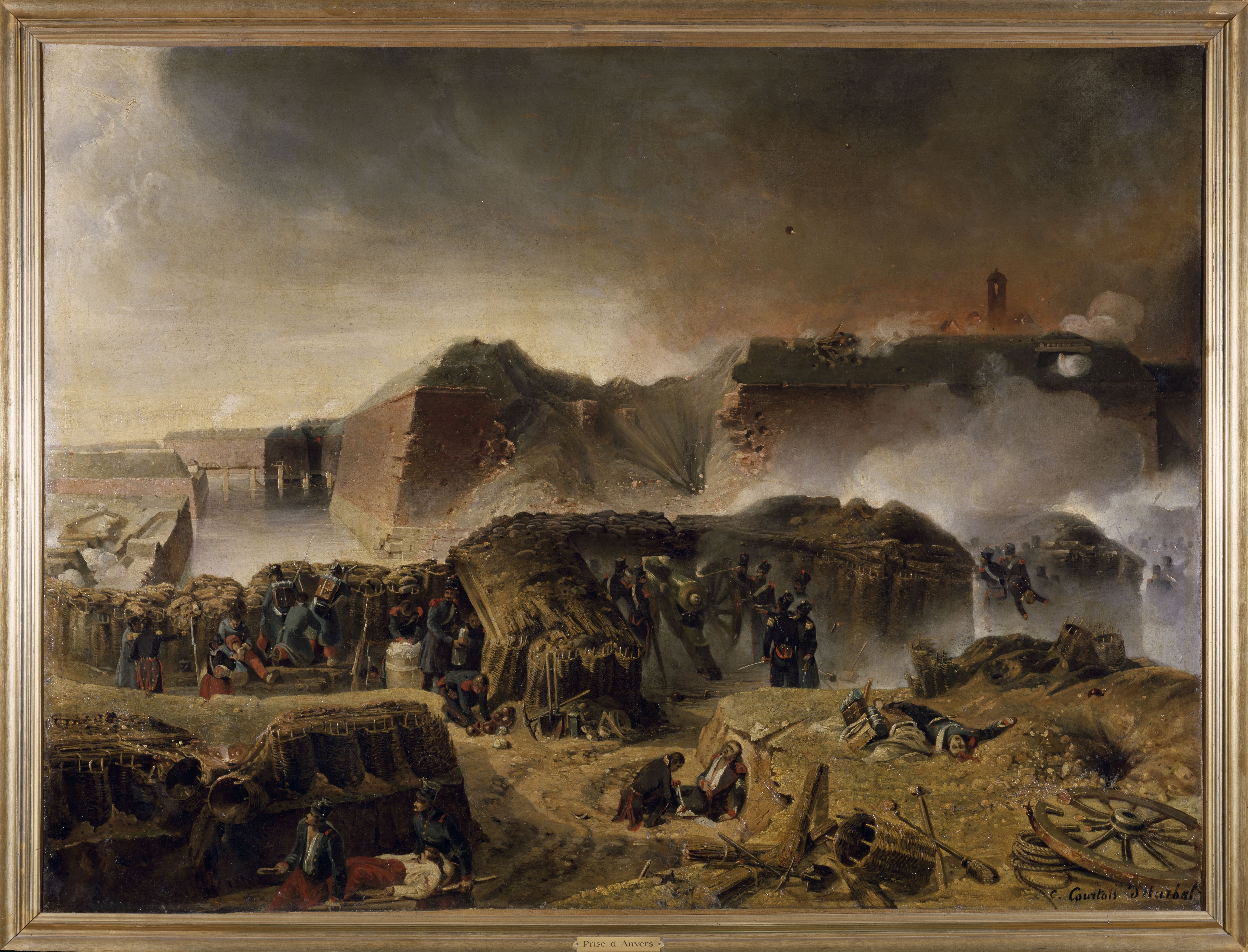 The siege of Antwerp